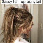 483011128793877034 Sassy half up ponytail